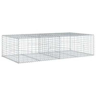 Obrázek produktu pro vidaXL Gabion s víkem 200x100x50 cm Pozinkované železo