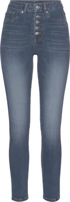 Produktbild von LASCANA High-waist-Jeans blue washed Größe 44