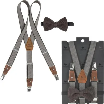 Produktbild von Sir Redman Hosenträger Kinder Y-Form 25mm im Set mit Fliege Kinderhosenträger