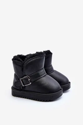 Produktbild von Kinder Schneestiefel mit Riemen Schwarz Orinor 29