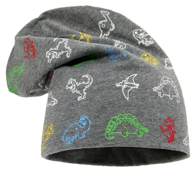 Produktbild von Leoberg Kinder Beanie Mütze Mädchen Jungen - Uni Kinderbeanie in 103133-Grau-32