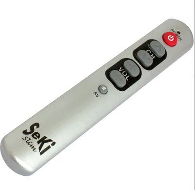 Produktbild von Seki Slim Universal-Lern-Fernbedienung Silber
