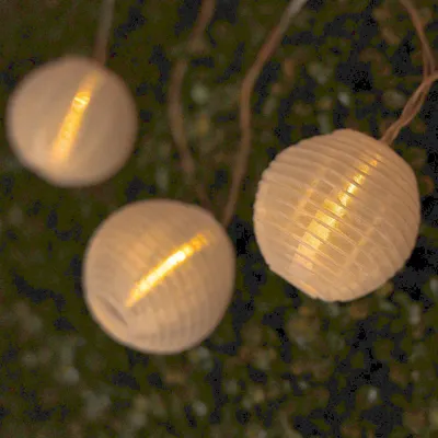 Produktbild von LUMILED solárne rozprávkové svetlá vonkajšie 20x LED svietidlá 7,6 M solárne rozprávkové svetlá vonkajšie svetelné gule IP44 teplá biela 3000K blikajúce veľkonočné svietidlá solárna reťaz