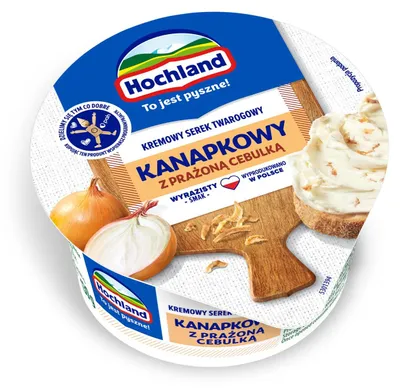 Zdjęcie produktu dla Hochland Kanapkowy z prażoną cebulką 130 g