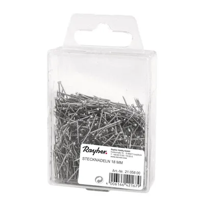 Produktbild von Rayher Stecknadeln ca. 8.200 Stück (500g) silber