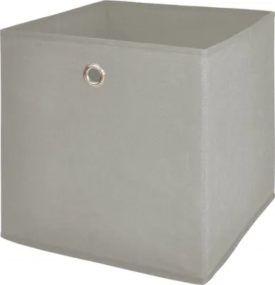 Produktbild von Faltbox Box Stoffbox- Delta  - Größe: 32 x 32 cm /  3er Set - Schlamm