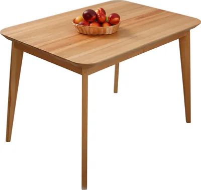 Produktbild von Krok Wood Esstisch Paris aus Massivholz   in Buche 110x75x75 cm