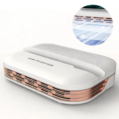 Produktbild von Auto Luftreiniger USB, Negativ Ionen Luftreiniger für Auto Zuhause, Mini Luftreiniger Leise Geruchsentferner