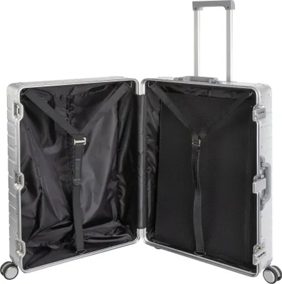 Produktbild von Travelhouse Oslo - 2er Reisekoffer Set S+L - Aluminium Hartschale Silber