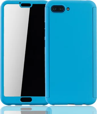 Produktbild von Handyhülle Schutzhülle für Huawei Honor 10 Full Case Cover Displayschutz 360 Blau
