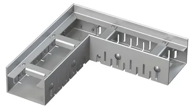 Immagine prodotto di Canale di drenaggio angolare Alcadrain (Alcaplast) regolabile da 75 mm, in acciaio inox ADZ301VR