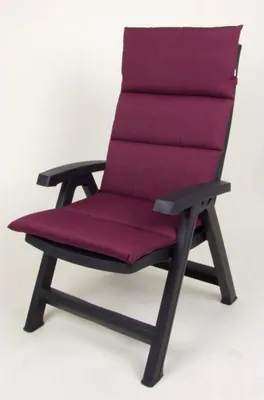 Image de 4x Coussin d'assise à dossier haut Rollstepp Coussin d'assise pour fauteuil de jardin