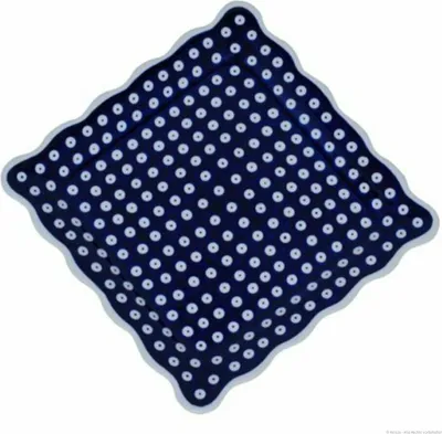 Produktbild von Original Bunzlauer Keramik flacher viereckiger Teller Essteller Speiseteller Servierteller 23.8x23.8x2,2 cm im Design 42
