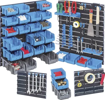 Produktbild von Allit StorePlus Set P 55 2 große und 2 kleine Endloswände