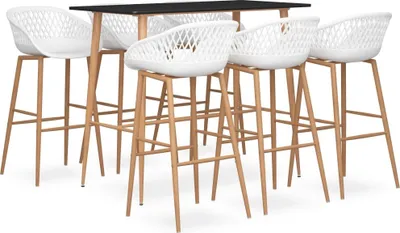 Produktbild von 7-tlg. Bar-Set Schwarz und Weiß
