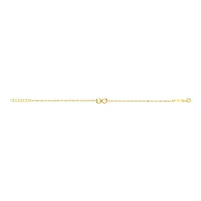 Produktbild von Elegantes 9 Karat (375) Gold Damen - Armband - 19cm; TRS27676
