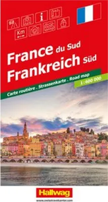 Produktbild von Hallwag Strassenkarte Frankreich Süd 1:600.000