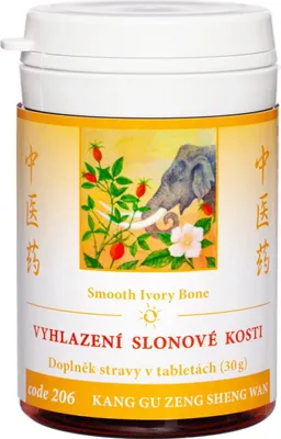 Obrázok produktu pre 206 Vyhladenie slonovej kosti (KANG GU ZENG SHENG WAN), 100 tbl