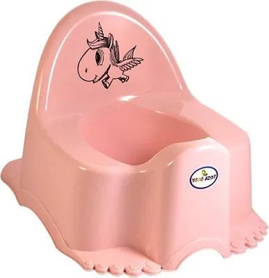 Produktbild von Spielendes Babytöpfchen Einhorn rosa