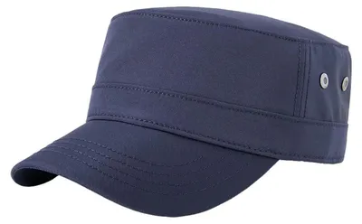 Produktbild von Military Cap Herren Dunkelblau Schnelltrocknend Verstellbar Polyester