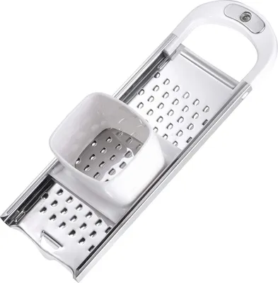Immagine prodotto di Affettatrice per spaetzle Westmark con guida per l'impasto, Per pentole con diametro fino a 28 cm, Acciaio inox/plastica, Fädle, Bianco/argento, 61222270