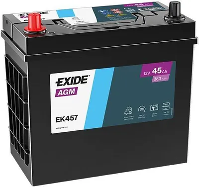 Produktbild von EXIDE STOP & START AGM Starterbatterie 12V 45Ah 380A/EN Batterie