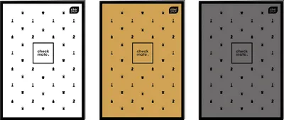 Immagine prodotto di Quaderno Interdruk A4 60 fogli 70g/m² Soft Touch Scacchi