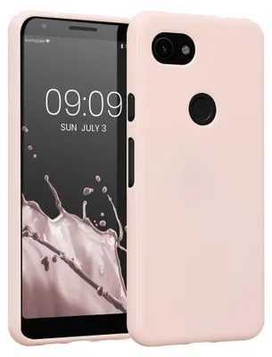 Produktbild von kwmobile Hülle für Google Pixel 3a TPU Case - Handyhülle unterstützt kabelloses Laden, flexible Schutzhülle, gummiertes Cover in Coconut Swirl