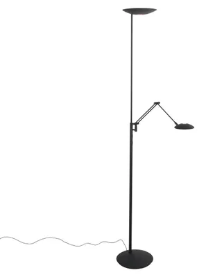 Image de Lampadaire - noir - Daphne 2 -  métal - lampe design - LED - 4602ZW - Steinhauer