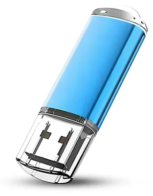 Produktbild von 16 GB USB 2.0 Stick Flash USB Drive Kompakt USB Flashdrive Speicherstick Memorystick Farbe: Blau