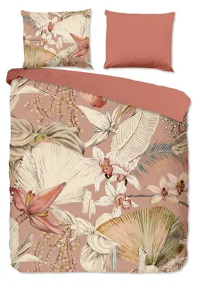Productafbeelding van Pure Dekbedovertrek "Ramani" - Roze - (240x220 cm) - 100% Polyester