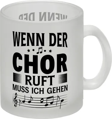 Produktbild von Wenn der Chor ruft Glas Tasse