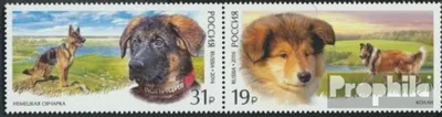 Produktbild von Briefmarken Russland 2016 Mi 2318-2319 Paar (kompl.Ausg.) postfrisch Welthundeausstellung