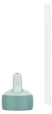 Produktbild von Mepal Campus Verschlussdeckel Flip-Up, Ersatzdeckel für Thermoflasche Wasserflasche und Trinkflasche, Ersatzteil inklusive Dichtungsring & Ersatz-Trinkhalm, PP/Silikon, Cool Mint