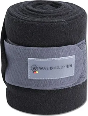 Produktbild von Waldhausen Fleecebandagen Basic Schwarz WB