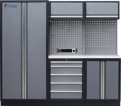 Produktbild von Kunzer Werkstattmodul 1 mit Edelstahlarbeitsplatte WESS1