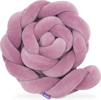 Produktbild von Old Rose - Geflochtene Bettschlange Bettumrandung für Babybett