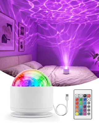 Productafbeelding van Oceaanprojector met 16 kleuren, via USB aangedreven nachtlamp-projector