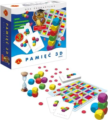 Zdjęcie produktu dla Alexander Pamięć 3D Maxi: Gry Edukacyjne Dla Dzieci 5+