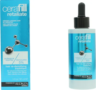 Produktbild von Redken Cerafill Retaliate, Unisex, 90 ml, 8 Woche(n), Tropfflasche, Formula can be used on dry or damp hair. Apply daily to scalp concentrating on roots. Divide hair..., 1 Stück(e)