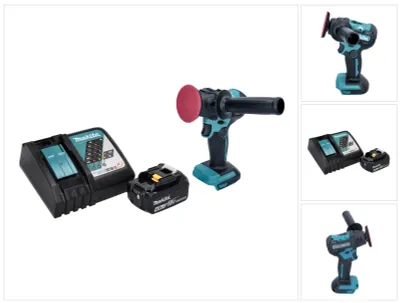 Produktbild von Makita DPV 300 RM1 Akku Schleifer Polierer 18 V 50 / 80 mm Brushless + 1x Akku 4,0 Ah + Ladegerät