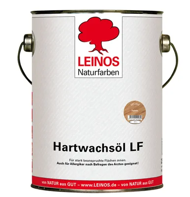Produktbild von LEINOS Hartwachsöl LF 291 farblos 10,0 L für den Innenbereich– lösemittelfrei für Holz- & Korkböden, Möbel & Innenflächen – seidenmatt, offenporig, wasserabweisend & strapazierfähig –