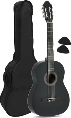 Imagen del producto de Silecomplaza - Guitarra clásica para conciertos - tamaño 4/4 - color  - incluye funda
