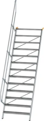 Produktbild von MUNK Treppe 60°  inkl. einen Handlauf, 1000mm Stufenbreite, 13 Stufen