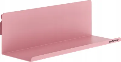 Produktbild von Wandregal Bücherleiste Bilderleiste aus Metall JAN NOWAK Joanne 40 cm Rosa
