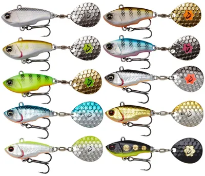 Produktbild von Savage Gear Fat Tail Spin sinkend - Jig Spinner, Größe / Gewicht / Farbe:6.5cm / 16g / Black Magic