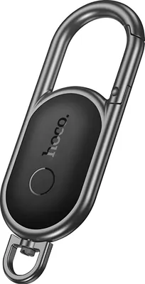 Produktbild von Hoko, Bluetooth Tracker kompatibel Apple Find My Karabiner, Schwarz
