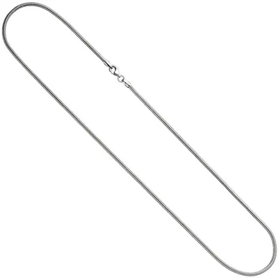 Produktbild von 1,6mm Schlangenkette Kette Halskette Collier 925 Silber rund 50cm für Damen