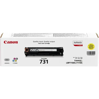 Zdjęcie produktu dla Canon 731, 1500 stron(y), Żółty, 1 szt.