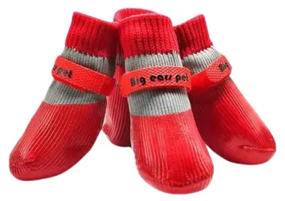 Produktbild von Solidchoice – Set mit 4 wasserdichten Hundeschuhen für kleine Hunde
